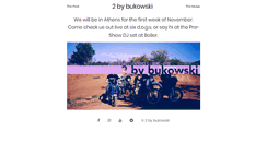 Desktop Screenshot of 2bybukowski.com